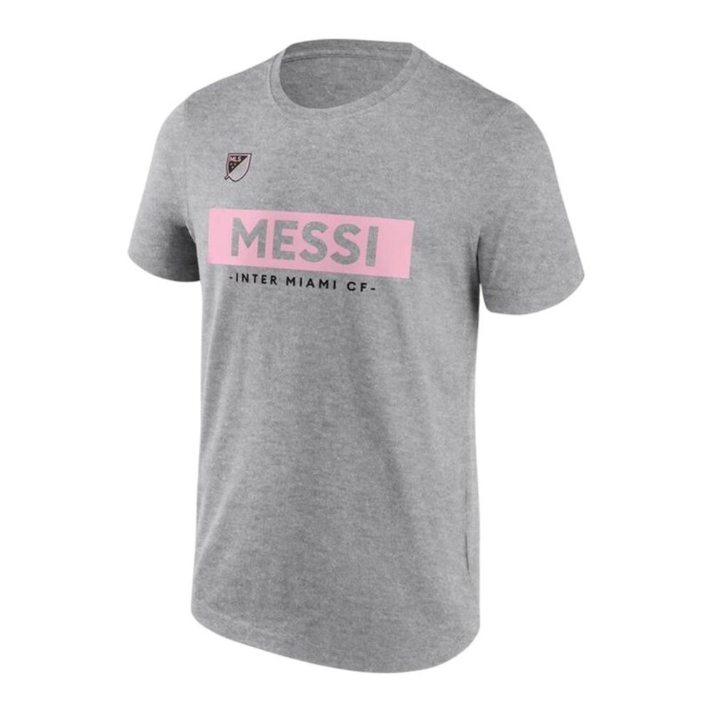 Inter Miami CF Unisex Adult Regular T-Shirt / Sports Gray